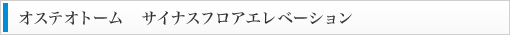 オステオトーム　サイナスフロアエレベーション