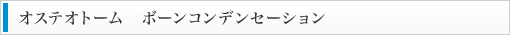 オステオトーム　ボーンコンデンセーション